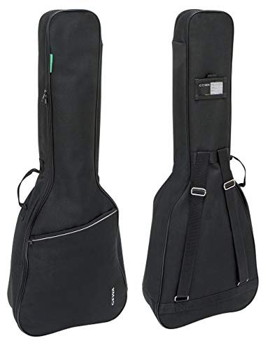GEWA Konzertgitarre Gig Bag Basic 5mm für 3/4 - 7/8 Konzertgitarre (hochwertige Gitarrentasche aus reißfestem Cordura 600 Denier, 5 mm High-Density Schaumstoffpolsterung) 211110