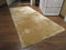 Reissner Lammfelle FP140 Echtes Schaffell rechteckiger Teppich Couchauflage Bettvorleger 140x60cm Camel