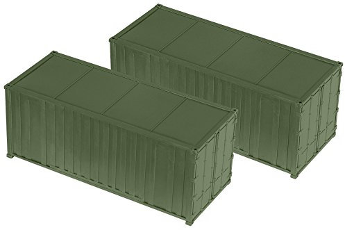 05100 Roco Minitank H0 Bausatz Container Militär 2er Set