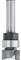 Makita 733325-A 1/2-Inch Top Bearing Straight, 2 Flute Carbide Tipped Router Bit, Silver