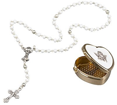 zu ersten heiligen Kommunion....zierlicher Rosenkranz im goldfarbenen Herzdöschen, Raphael Engel [Vinyl]