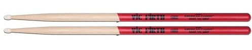Vic Firth PVF X5ANVG Baguette pour Batterie American Classic Hickory Vic Grip Olive Nylon 5A Extreme