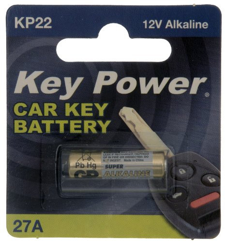 Key Power 27AKP-BOX10 Car Key Fob Alkaline Battery, 12 V, Set of 10