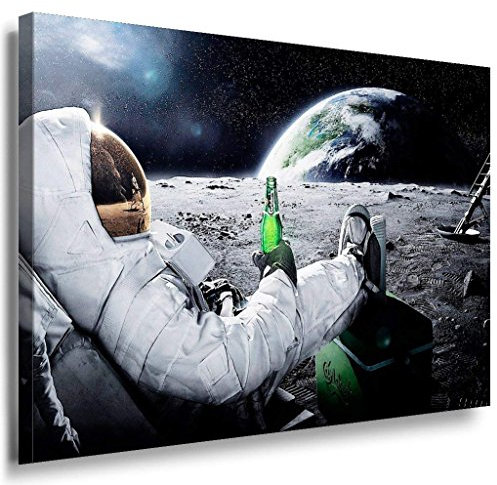 LaraArt Bilder Kosmos Leinwandbild LaraArt Bilder Mehrfarbig Wandbild 150 x 100 cm