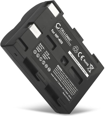 CELLONIC, Batterie pour Caméra, Compatible avec Samsung GX-20, GX-10, SLB-1674 (7.4V, 1600mAh)