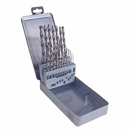 DART LHSSSET19 HSS Drill Bits, Silver