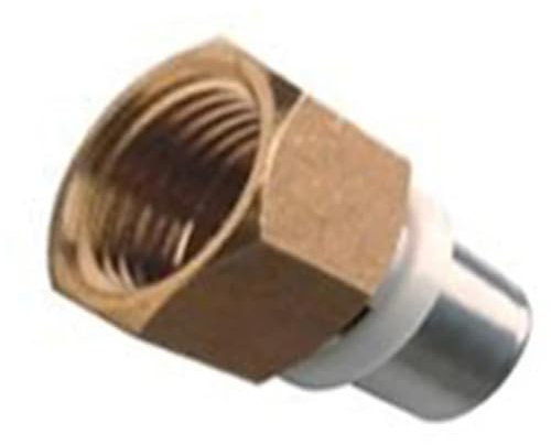 Raccordo diritto F 1/2x20mm per tubo multistrato a pressare