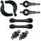 BESTPRICE 2x Querlenker hinten oben, 2x Querlenker hinten unten, 2x Querlenker hinten unten vorne, 2x Lagerung Achsschenkel hinten vorne Kompatibel mit FORD FOCUS Mk1, FOCUS Mk2