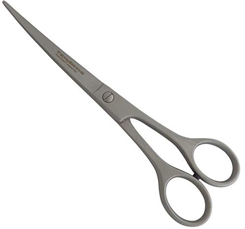 Profi Tierhaarschere Gebogen Rostfrei Edelstahl 18 cm - Tenartis Made in Italy