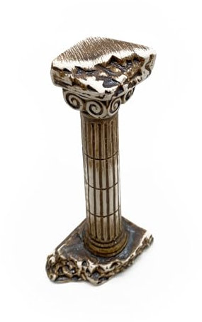 ZooPaul Deko Aquarium Römisch Säule Antik Fische Keramik Dekoration Salzwasser Terrarium