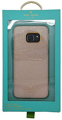 Kate Spade New York Wrap Case for Samsung S7 Edge in Saffiano Rose Gold KSSA-025-SRGLD