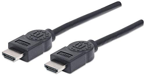 Manhattan 306119 High Speed HDMI Kabel Stecker auf Stecker geschirmt 1,8 m schwarz