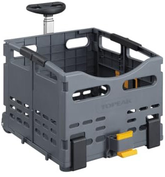Topeak Fahrradkorb TrolleyTote Folding MTX, Gray, One Size, TB2008