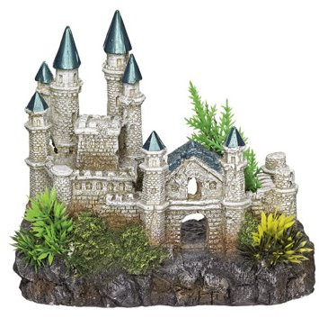 Nobby Aqua Ornaments - Lucchetto con piante, 18,2 x 11,5 x 15,5 cm, 1 pezzo