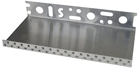Sockel-Abschlussprofil U-80 mm, Alu/Bd a 20 X 2,0 m