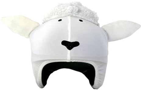 COOLCASC Weiss Schafe Multisport helmüberzug