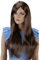 CAISHA 70cm Perücke Kiara Fasching Karneval Cosplay Party Perücke Kiara Langhaar Brünett PHK16