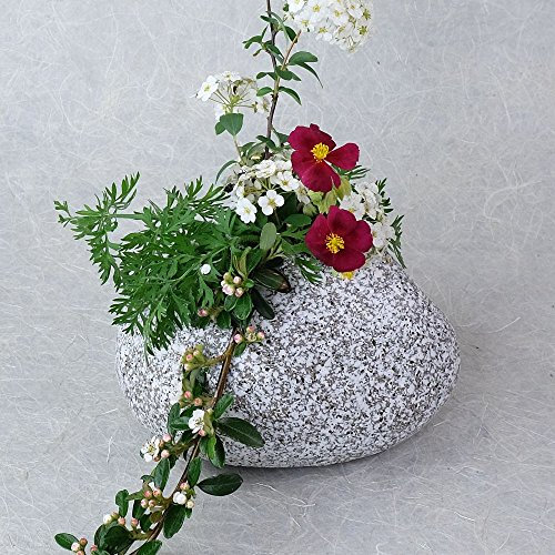 Ikebana-Vase, Ik-ko-02 Vase Großer Stein aus Japan