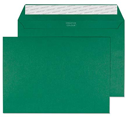Blake Creative Colour 45321 Farbige Briefumschläge Haftklebung Britisches Rennsport Grün C5 162 x 229 mm 120 g/m² | 25 Stück
