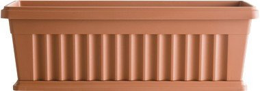 Bama Iris Jardinière avec Soucoupe, 60 x 18.5 x 16.5 cm 40 cm Terre Cuite