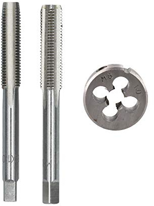 M8 x 1mm Metric Tap and Die Tungsten Steel Taper and Plug TD026_TD061
