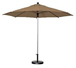 Rimini Marktschirm 300 cm mocca Gestell:cham,Poly:mocca