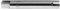 EXACT 60205 Couronne filetée type 3 Taille 4 M8