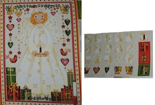alles-meine.de GmbH Weihnachtskalender zum selbst nähen 100% Baumwolle 75 cm * 54 cm groß