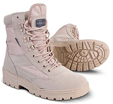 Mens Desert Army Combat Military Patrol Tan Work Lightweight Suede Leather Boot (UK
