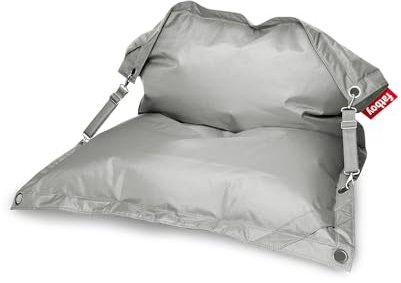 Fatboy Buggle-up Sitzsack Hellgrau - Anpassbare Einzel und Doppel Sitzecke - Perfekte Loungesessel für Drinnen und Draußen - 185 x137cm