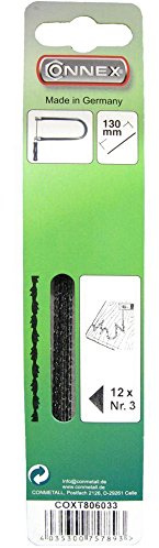 Connex Klinge für Dekupiersäge, 130 mm, Zarsa, 12-teilig, Grün, COXT806033