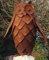 Rostfigur Eule 3D 62cm Edelrost Gartendeko Gartenfigur Skulptur Rost Uhu Blickfang + Original Pflegeanleitung von Steinfigurenwelt