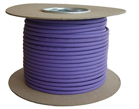 Cat 6 Ethernet Internet Indoor Cable LSZH 30m Violet 100% Copper Data Networking Poe IP