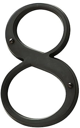Baldwin 90678.102 House Number 8, Oil-Rubbed Bronze