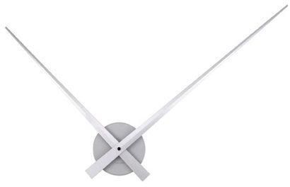 Karlsson - Wanduhr - Little Big Time - Alu silbern - Ø 90 cm