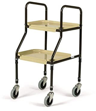 Homecraft Shelf Trolley, Height Adjustable Organiser, Ideal for Storage and Organisation, Mobility Trolley for Bedroom Storage