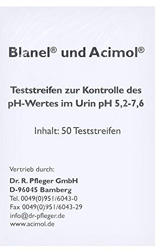 TESTSTREIFENHEFT z.Bestimmung d.Urin ph Wertes 50 St