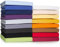 CelinaTex Casca Topper Spannbettlaken 180x200-200x220 cm Natur Jersey Mako Baumwolle 210g/qm Elasthan Spannbetttuch
