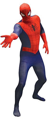 Morphsuits Spiderman Ganzkörperanzug Kostüm für Erwachsene, Marvel Verkleidung, Faschingskostüm Herren Damen - L