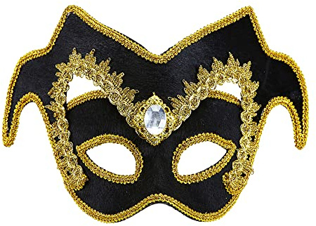 W WIDMANN MILANO Party Fashion - Venezianische Augenmaske | Maske für Edelmann und Adel Kostüme an Karneval und Mottoparty
