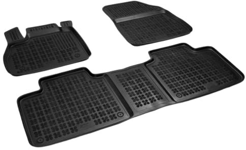 AZUGA Hohe Gummi Fußmatten passend für Renault Espace ab 3/2015-3/2023 AZ10300287 Automatten Gummimatten