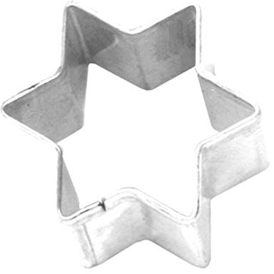Birkmann 1010685510 Mini-Ausstechform Stern, 2,5 cm Weißblech, Kunststoff, Grau, 5 x 3 x 2 cm