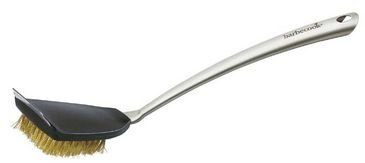 Grillbürste, aus Edelstahl mit Messingborsten, Länge 44cm - hochwertige Grillbürste Premium