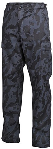 MFH Herren US BDU Kampfhose Night Camo Größe L