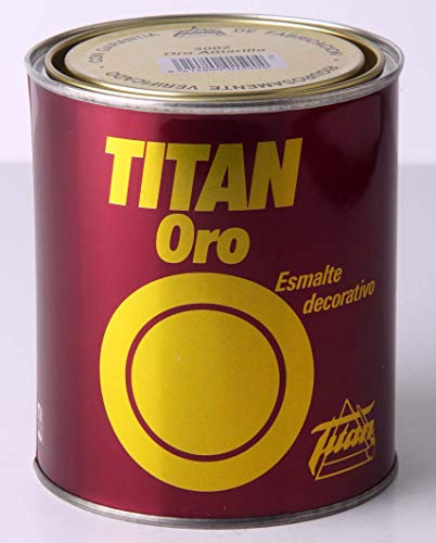 Titan Esmalte Decorativo Brillante Oro Rojizo 750 ml