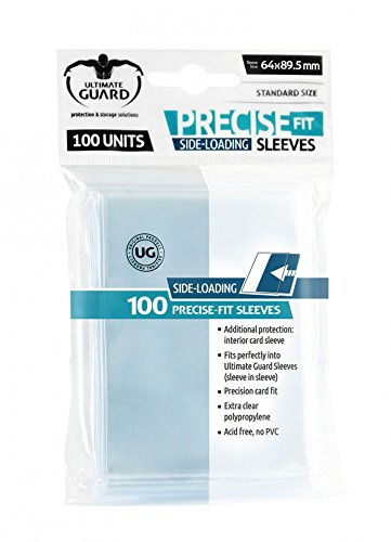 Ultimate Guard Side-Loading Precise-Fit Sleeves (Standard, Transparent)