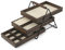UMBRA Terrace Tray. Plateau de rangement pour bijoux Terrace. En bois, finition noyer. 3 plateaux. Dimension : 25,4 x 17,8 x 20.6cm