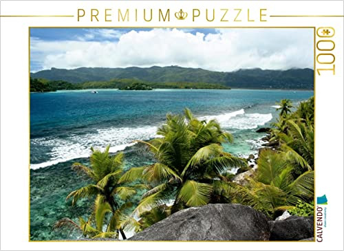 CALVENDO Puzzle EIN Motiv aus dem Kalender Naturparadies Seychellen - Juwelen im Indischen Ozean 1000 Teile Puzzle quer | Lege-Größe cm Foto-Puzzle für glückliche Stunden