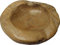 YifantacyCACA Kunert-Keramik Teak Schale Holz Teakholz Obstschale 30 cm UNIKAT rustikal und massiv