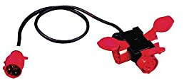 SIROX Kompaktverteiler mit Zuleitung 1,5m H07RN-F 5G2,5mm², 16A-Ste, 3x CEE-Dose 16A, 400V, 5-pol